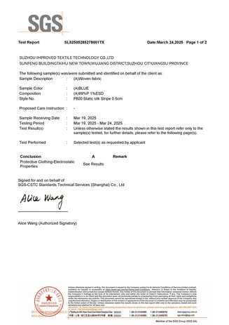 SGS report SL52505285278001TX