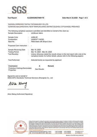 SGS report SL52505285278001TX